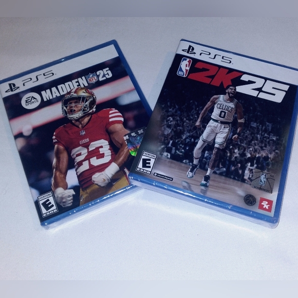 NBA 2K25/ Madden NFL 25 Sport Game PS5 Bundle - Picture 1 of 3